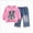 Hot Pink 0726, variant on Toddler Baby Girl Fall Clothes 9 12 Months 2T 3T 4T 5T Shirt Long Sleeve Crewneck Sweatshirt Pants Winter Fashion Outfit 6-12 Months Light Purple Size 3-4 Years