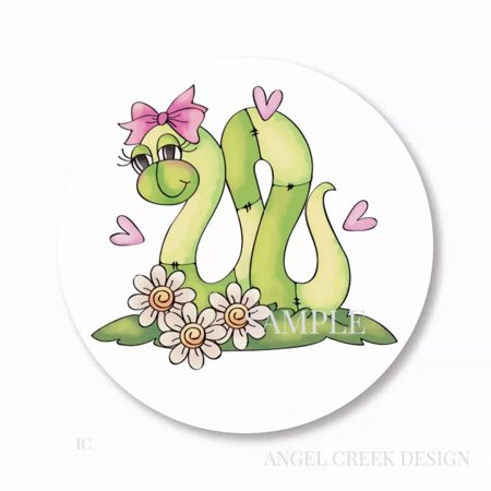 DOPASTICKER Cute Summer Daisy Flowers Green Worm Scrapbook Stickers Phone Decal Water Bottle Stickers Cars Stickers Water Bottle Stickers For Kids