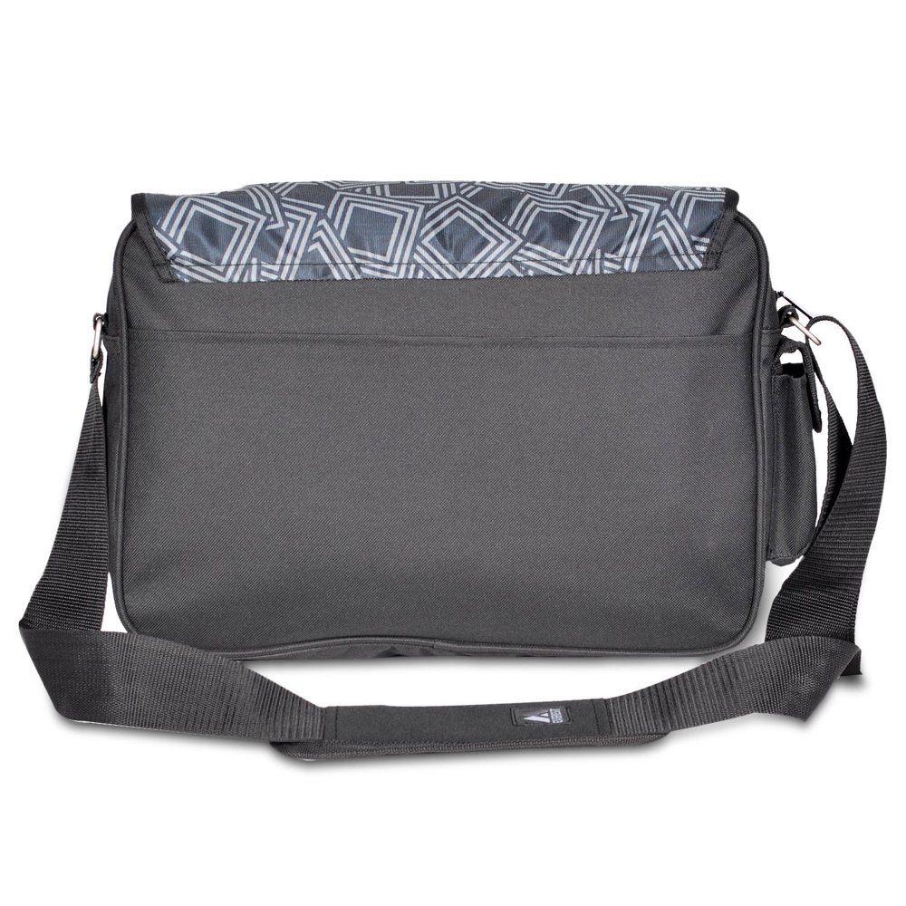Everest Everest Luggage Casual Messenger Briefcase (Dark Gray/Black