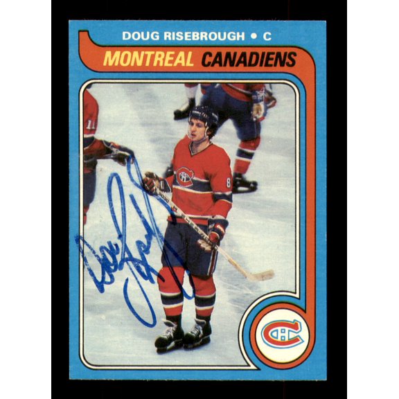 Doug Risebrough Autographed 1979-80 Topps Card #13 Montreal Canadiens SKU #251262
