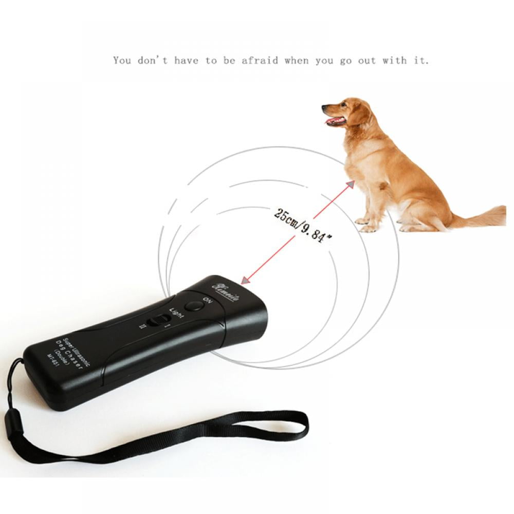 Handheld Anti Barking Device. Ultrasonic Dog Bark Deterrent with Multi