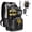 Black Onyx, variant on Beyond Fishing Tackle Backpack- The Voyager Tactical Fishing Storage Bag - Lightweight & Compact Bag For Fishing