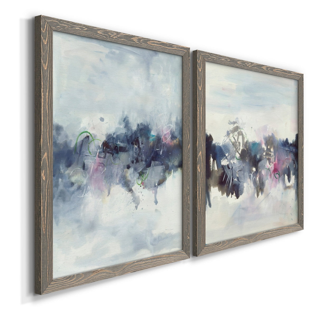 Birds I - Premium Framed Canvas 2 Piece Set - Ready to Hang