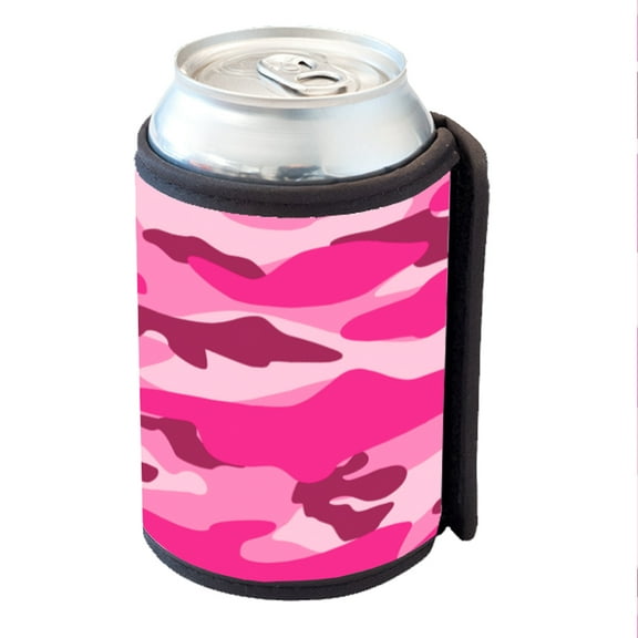 KuzmarK Insulated Drink Can Cooler Hugger - Camoflauge for Girls