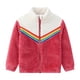 thumbnail image 1 of Gibobby Chamarra niñaNiños pequeños, niñas, niños, informal, con cremallera, empalme, chaqueta de lana, abrigo, manga larga, ropa de abrigo gruesa, traje(Rojo, 12-18 Meses), 1 of 4