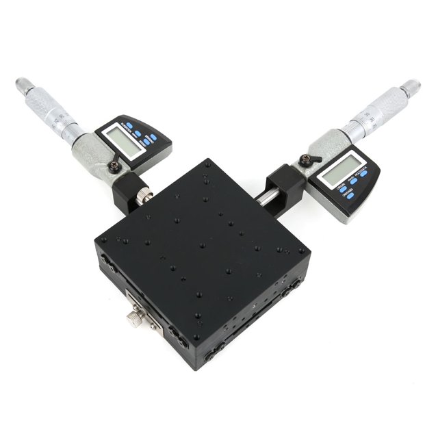 Digital Micrometer,SEMXY100 AC xY Axis XY Axis Micrometer Digital Micrometer Cross Slide Sleek Aesthetic