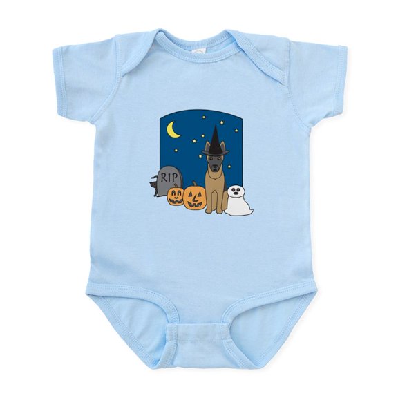 CafePress - Malinois Halloween Infant Bodysuit - Baby Light Bodysuit, Size Newborn - 24 Months