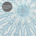 thumbnail image 6 of YFYANG Waterproof Bathroom Shower Curtain, Blue Snowflake Texture Shower Curtain Set with Hooks, Home Bathroom Tub Decor - 72 "x72", Plastic Hooks, 6 of 7
