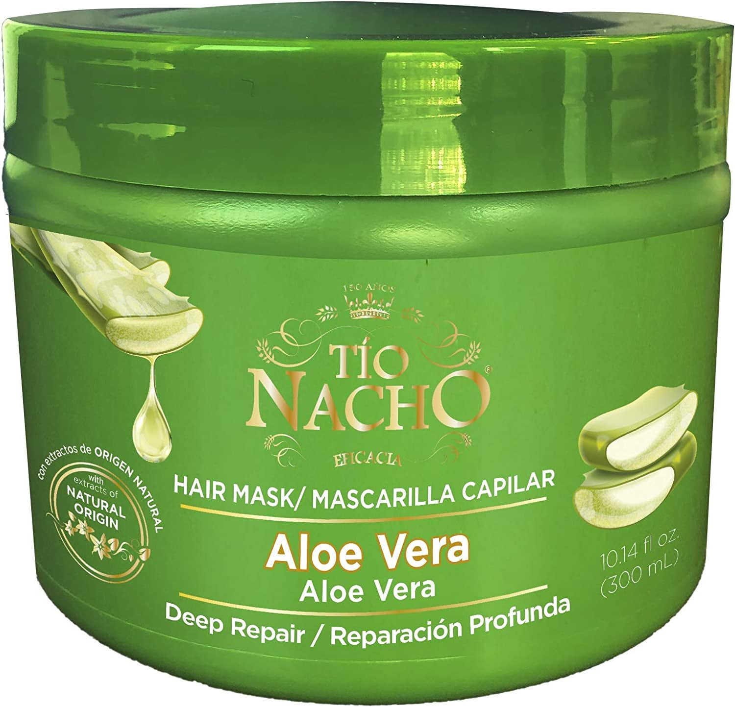 Tío Nacho Deep Repair Aloe Vera Hair Mask with Royal Jelly, 10.14 fl oz