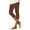Brown, variant on Capri Leggings for Women Spring Summer Elastic High Waist Slim Fit Shiny Pentagram Rhinestone Hem Workout Yoga Pants Capris
