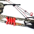 thumbnail image 3 of S SERENABLE 1 Pair Compound Bow Shock Absorber Stabilizer Limb Vibration Dampener Red, 3 of 9