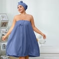 thumbnail image 5 of HongHeng Set of 2 Womens Wrap Towel with Hair Towel Bath Towel Wrap Shower Dress Towel Spa Wraps for Women's Bathrobe, 5 of 8