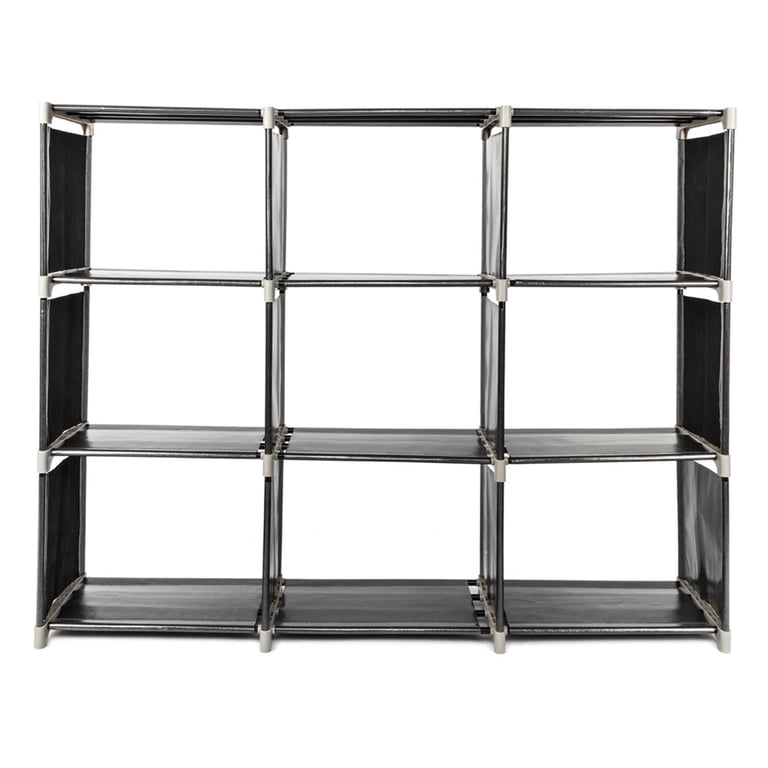 Tcbosik 9-Cube Storage Organizer, 3-Tier Modular Storage Shelf