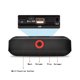 thumbnail image 3 of nby-18 Altavoz Bluetooth 3.0 Reproductor de audio estéreo inalámbrico portátil Soporte para tarjeta AUX USB TF Inevent DZ3489-02B, 3 of 6