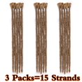 thumbnail image 2 of 3 Paquets d'Extension de Dreadlocks Faits à la Main Dreadlocks pour Hommes Mode Reggae Cheveux Style Hip-Hop Dreadlocks Synthétiques Cheveux pour Hommes Noir Foncé 12”-75 g, 2 of 6