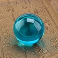 thumbnail image 3 of Royal Blue Quartz Ball, Faux Crystal Ball Decor Desktop Ornament Beautiful Stable for Bedroom, 3 of 5