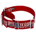 thumbnail image 3 of Country Brook Petz® Patriotic Tribute Signature Martingale Dog Collar, 1 1/2 inch, Extra Large, 3 of 5