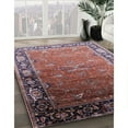 thumbnail image 3 of Ahgly Company Machine Washable Indoor Rectangle Industrial Modern Pink Brown Pink Area Rugs, 2' x 3', 3 of 7