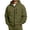 Army Green #161, variant on Men's Full Zip Hoodie Long Sleeve Casual Sweatshirt with Chest Pocket Drawstring Soft Fall Zip Up Hoodie