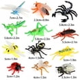 thumbnail image 2 of HLONK 24pcs 24-Piece Simulation Insect Toys  Mini Insects  Spiders  Ladybugs  Scorpions  Butterflies for Party Decorations  Festival Gifts  Trick Props, 2 of 7