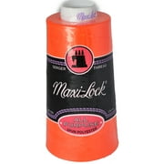 Maxi Lock All Purpose Thread Neon Orange 3000 YD Cone MLT-043