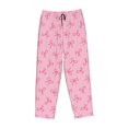 thumbnail image 4 of Daiia Pink Bows Women's Sleep Pant with Pockets and Drawstring,Pajama Pants-Small, 4 of 9