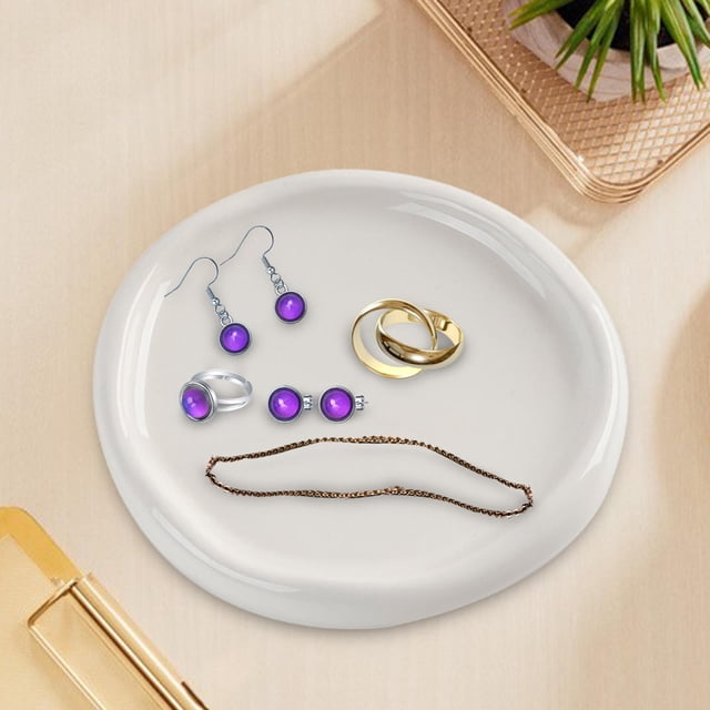 Plato de joyería de cerámica Fernando Estilo C