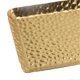 thumbnail image 3 of 25x11cm Towel Hammered Trays Stainless Steel Multi Purpose Dishwasher Safe Dessert Tray Plate for Home Restaurant Gold, 3 of 4