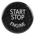 thumbnail image 1 of Black Carbon Fiber Engine Start Stop Button Cover for BMW 1 2 3 4 5 6 7 Series X1 X3 X4 X5 X6, 1 of 5