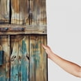 thumbnail image 3 of Orinice  Rustic Shower Curtain, Aged Shed Door Backdrop Color Details Country Living Exterior Pastoral Mansion Image, Cloth Fabric Bathroom Decor Set with Hooks,  White, 3 of 7
