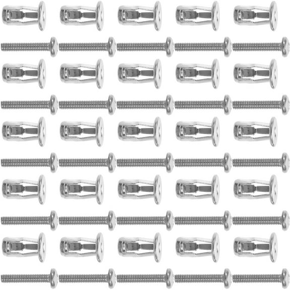 25pcs Hollow Door Anchor Hollow Door Screw for Iron Sheet Anchor Nuts for Door