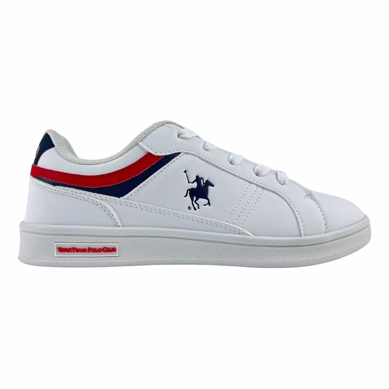 thumbnail image 1 of Tenis Polo Niños Sneakers Blanco Jov025 blanco 25 MX, 1 of 9