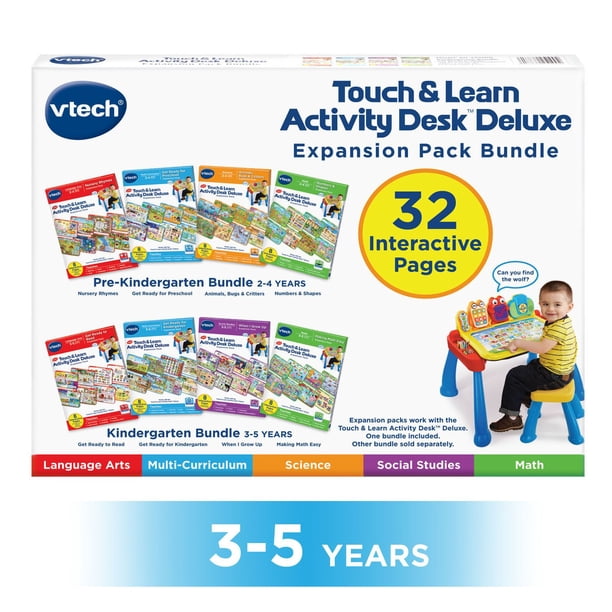 Paquete de expansión VTech Activity Desk 4 en 1 para niños de 3 a 5 años