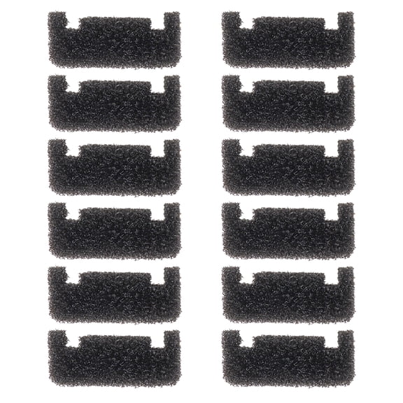 12 Pack Cat Water Fountain Sponge Filters, Replacement Foam Filters for 67oz/2L Pet Fountain 81oz/2.4L Stainless Steel Dog Drinking Fountain(Pump Not Included)