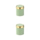 thumbnail image 1 of Matsuzay Cubo de basura Amplia aplicación y características convenientes Cubo de basura de apertura y cierre silencioso con tapa verde matcha 1.5L 2Conjunto, 1 of 6