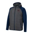 thumbnail image 2 of Men's Colosseum Charcoal/Navy Auburn Tigers Good On You Raglan Full-Zip Jacket, 2 of 3