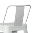 thumbnail image 5 of Simpli Home Rayne Industrial Metal 24 inch Counter Height Stool (Set of 2) in Distressed White, 5 of 10