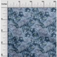 thumbnail image 2 of oneOone Cotton Jersey Blue Fabric Abstract Floral Sewing Craft Projects Fabric Prints By Yard 58 Inch Wide-3rb, 2 of 5