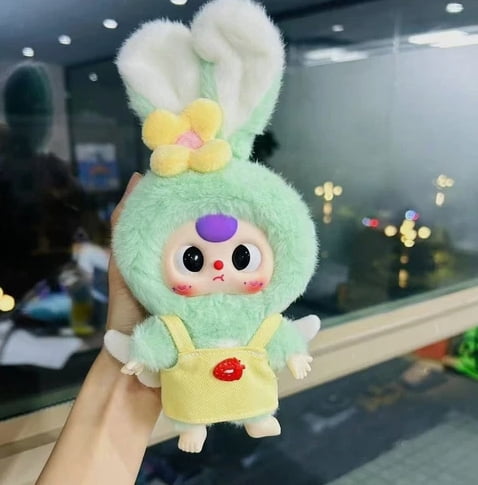 Baby Three Macaron Bunny Series Blind Box Figure Plush Toy-