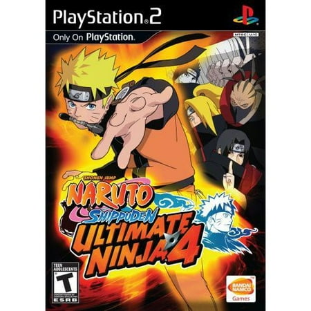 Naruto Shippuden Ultimate Ninja 4 (PS2) - (The Best Naruto Game For Ps2)