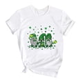 thumbnail image 2 of JIAYUE St Patricks Day Unisex Tops For Kids Boys Girls Cartoon Print Short Sleeve Crew Neck Pull-On Lightweight T Shirt For Kids Seasonal Soft Layering, 2 of 5