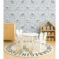thumbnail image 3 of S4Sassy Rocking Horse Striped Wallpaper - Blue Wall Covering, 25" x 360" Self-Adhesive Vinyl Walls Paper, Wallwrap, Easy DIY Wall Covering For Kids Bedroom, Playroom wallpaper, 3 of 9