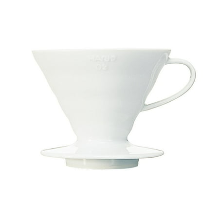 V60 Ceramic Coffee Dripper 02 White (Best Ceramic Pour Over Coffee Maker)