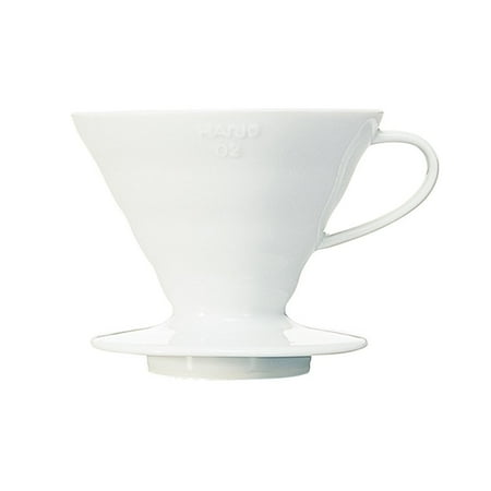 Dragonfly Dripper - Hario V60 White Ceramic Coffee Dripper (Size 02)