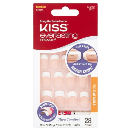 Kiss Everlasting French Nail Kit, 28ct - Walmart.com