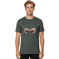 thumbnail image 2 of Coffee-Cups-1 Mens Graphic Tee, 100% Cotton, Casual Summer Wear, 2 of 2