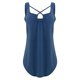 thumbnail image 3 of Playeras,Blusas y Tops,Ropa para Mujer Mujeres Tank Top Camisola sexy informal de color sólido para mujer Chaleco sexy (Blue, L), 3 of 6