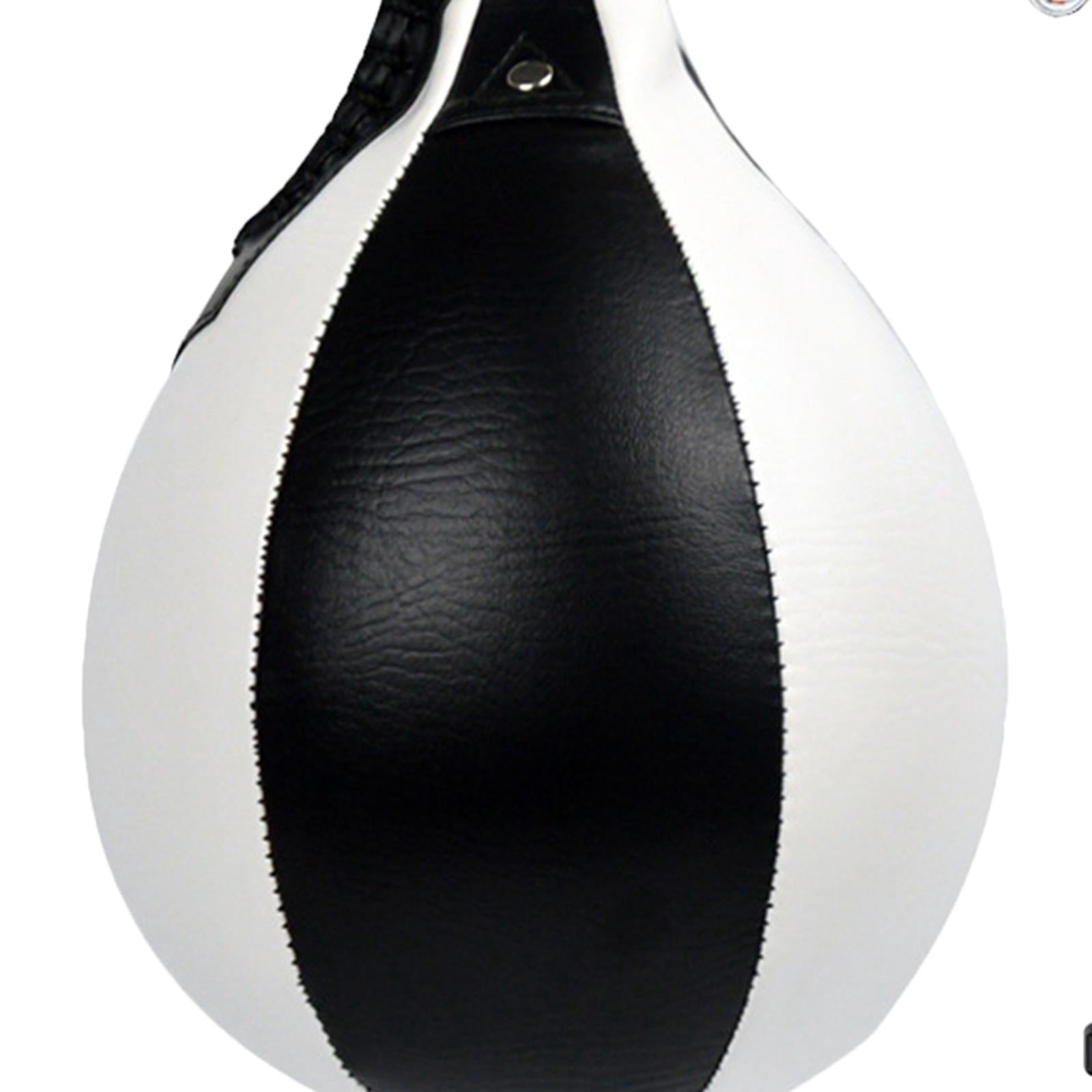 harayaa package, Heavy Duty PU Leather Hanging Swivel for Boxing, MMA, boxeo en Black White