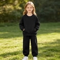 thumbnail image 6 of Dnhxils Girls Athletic Sets Kids Two Piece Outfits Long Sleeve Pullover Sweatpants with Pockets for Teen Girls Fall Sports Clothes, 6 of 9