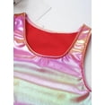 thumbnail image 6 of iixpin Big Girls Shiny Metallic Camisole Tank Tops Jazz Hip Hop Dance Costume Party Fancy Vest Tee Red 2-6, 6 of 7